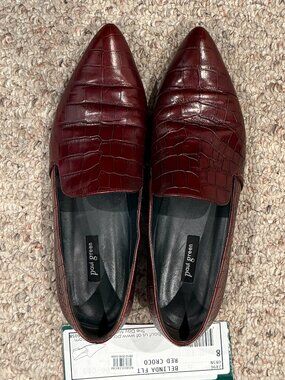 Paul Green Belinda Flat Leather Croc
